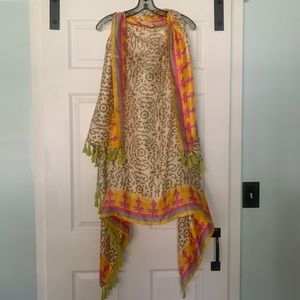 Soft Surroundings sleeveless tunic kimono